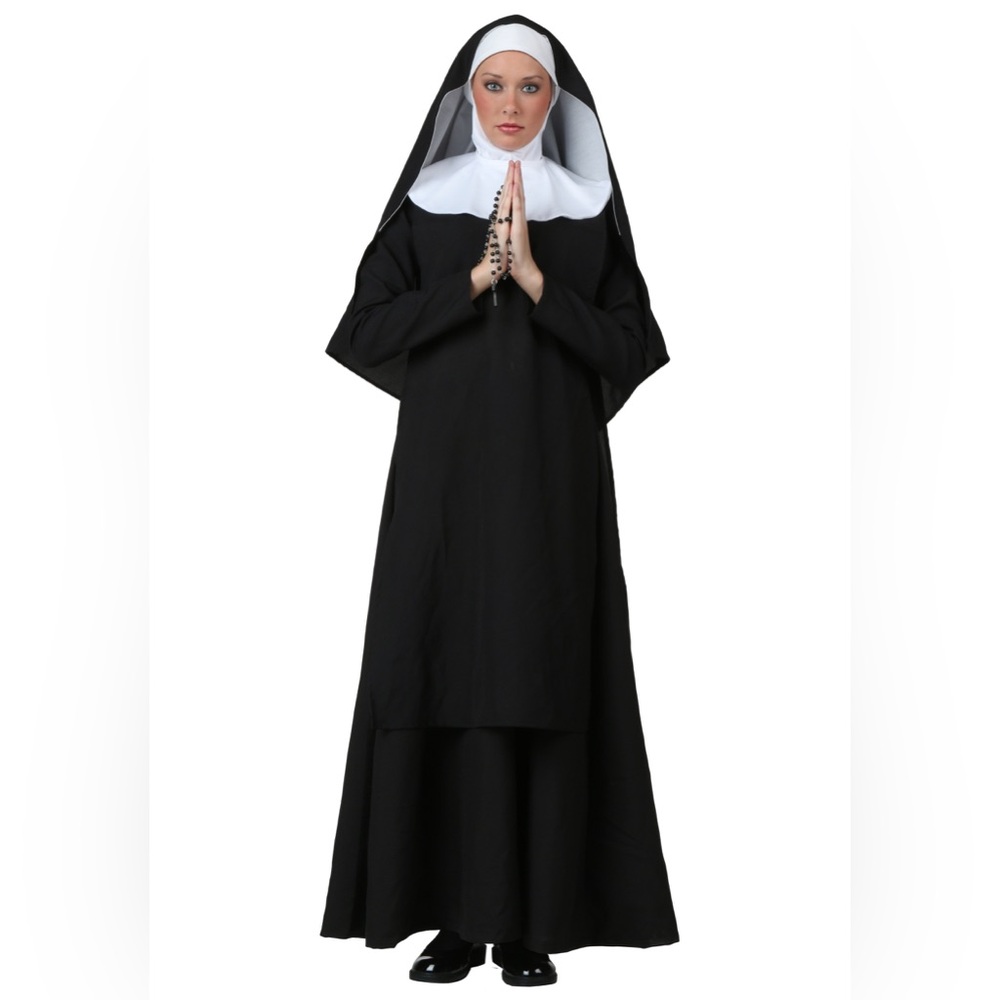 EUC Halloweencostumes.ca Deluxe Plus size Nun costume 3X
